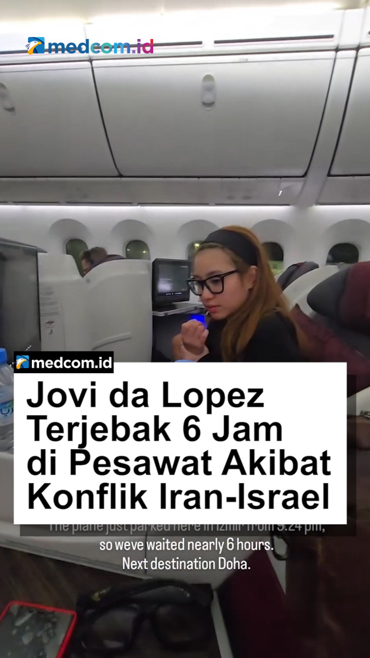 Jovial da Lopez Terjebak 6 Jam di Pesawat Akibat Konflik Iran-Israel