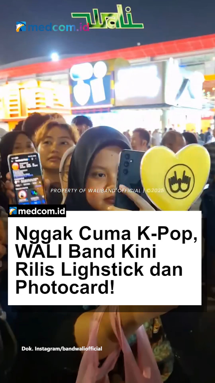 Bukan Cuma K-Pop, WALI Kini Rilis Lighstick dan Photocard!