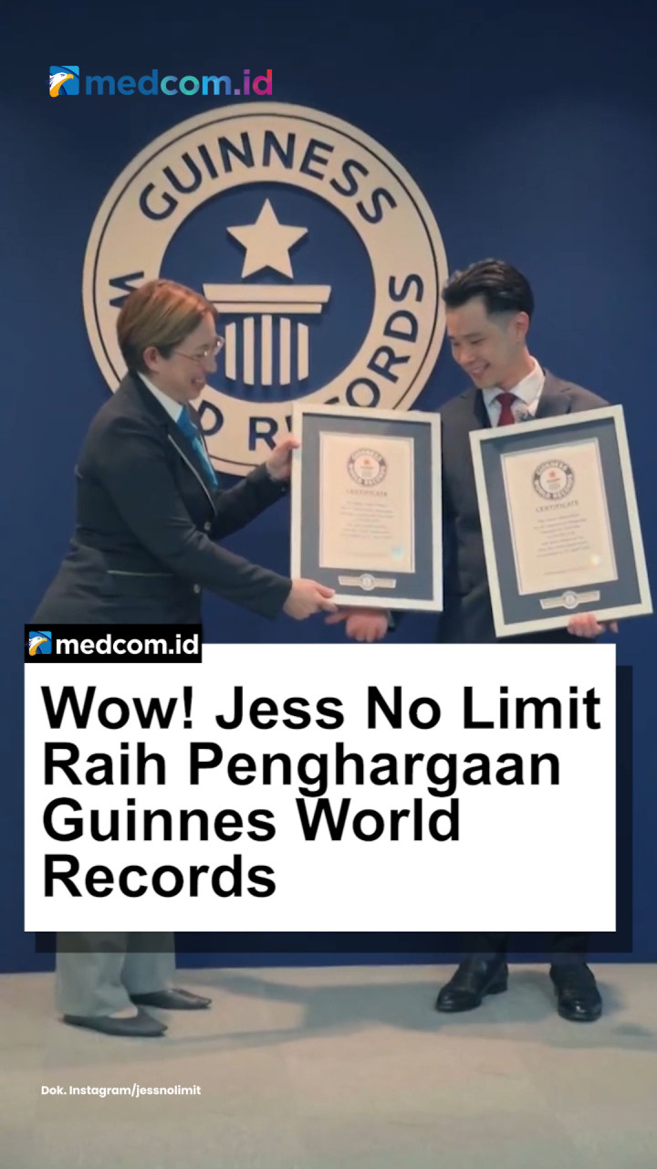Wow! Jess No Limit Raih Penghargaan Guinnes World Records