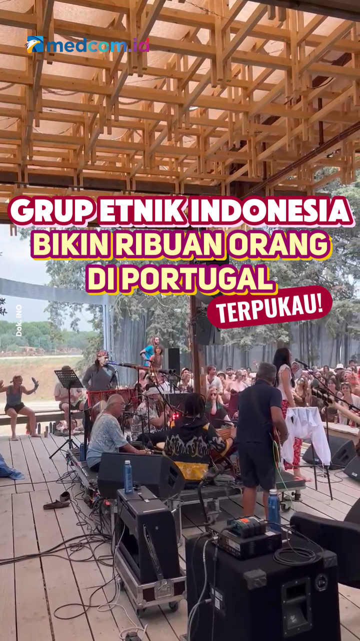 Grup Etnik Indonesia Bikin Ribuan Orang di Portugal Terpukau!