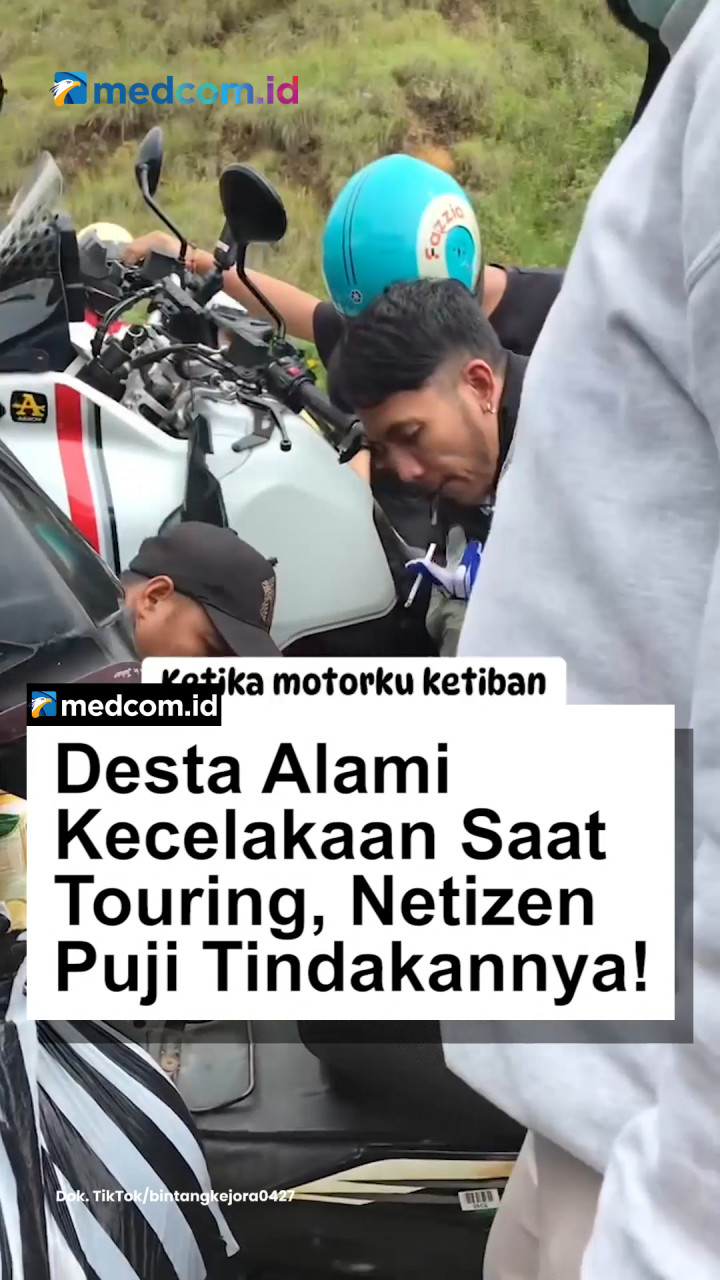 Desta Alami Kecelakaan Saat Touring, Netizen Puji Tindakannya!