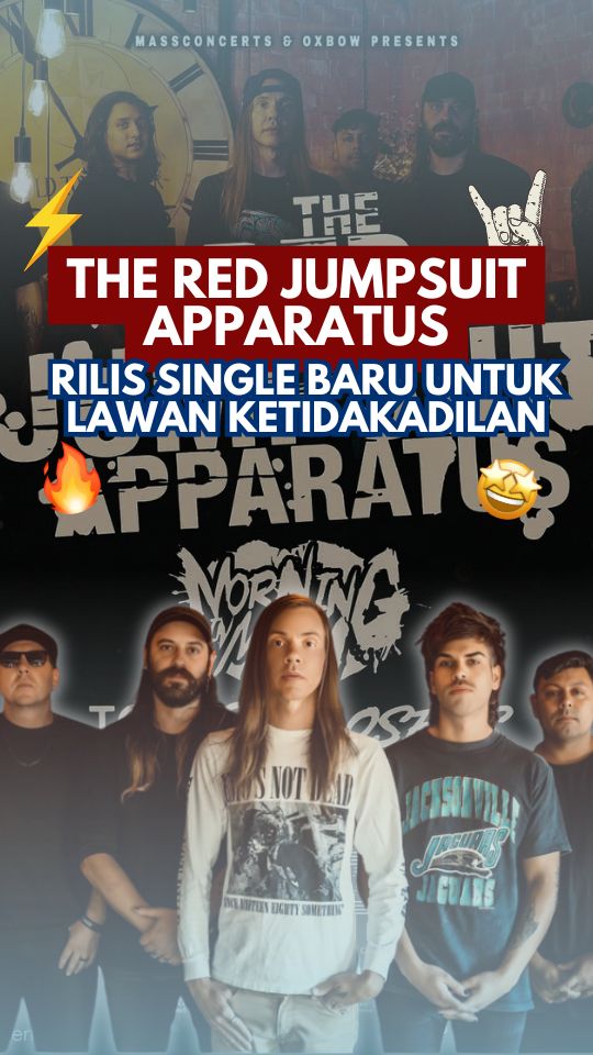 The Red Jumpsuit Apparatus Rilis Single Baru untuk Lawan Ketidakadilan