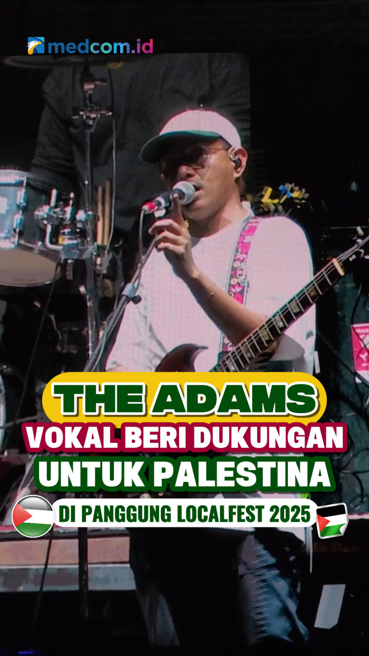 The Adams Lantang Dukung Palestina di Panggung Localfest 2025