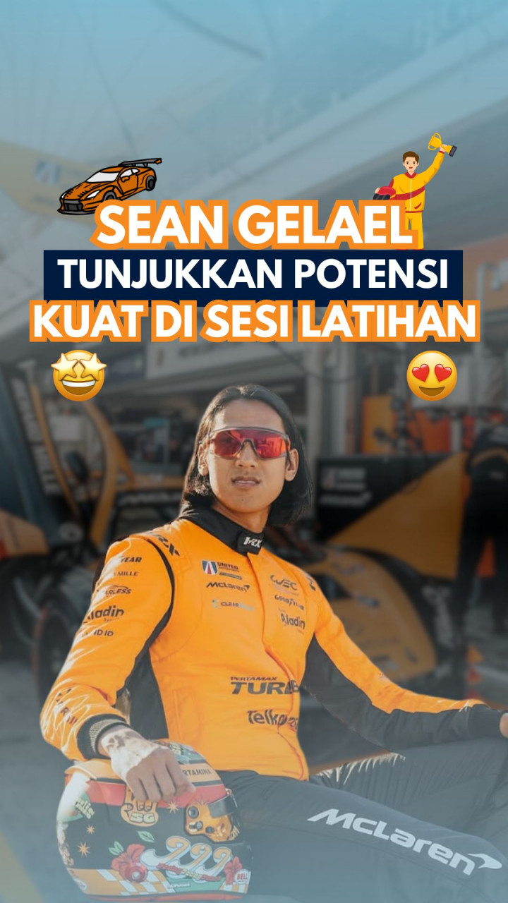 Sean Gelael Tunjukkan Potensi Kuat di Sesi Latihan
