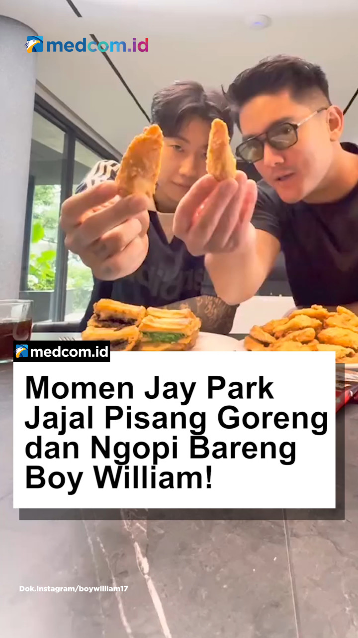 Momen Jay Park Jajal Pisang Goreng dan Ngopi Bareng Boy William