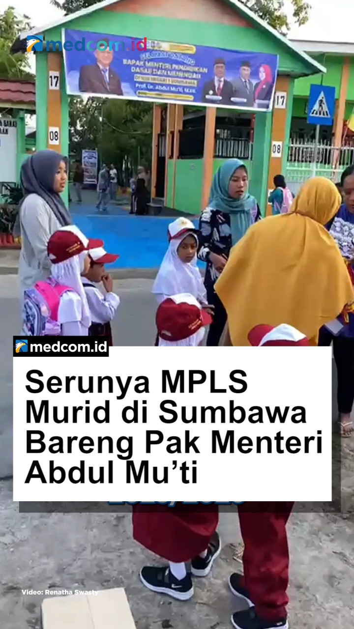 Serunya MPLS Murid di Sumbawa Bareng Pak Menteri Abdul Mu’ti