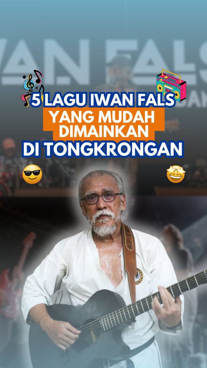 5 Lagu Iwan Fals yang mudah dimainkan di tongkrongan