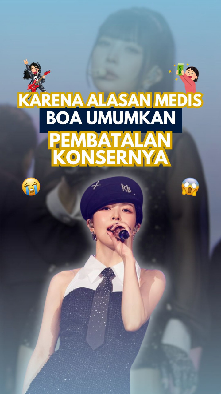 Karena Alasan Medis, BoA Umumkan Pembatalan Konsernya