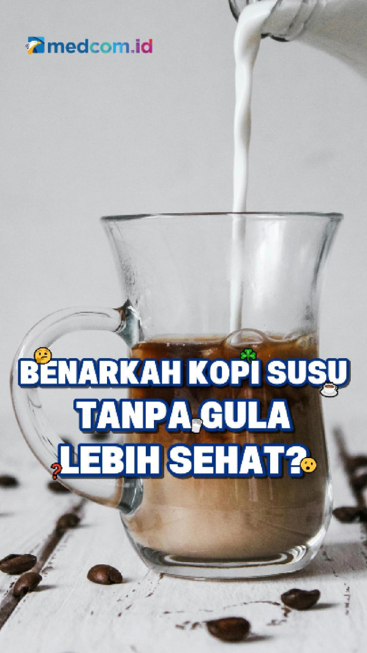 Benarkah Kopi Susu Tanpa Gula Lebih Sehat?