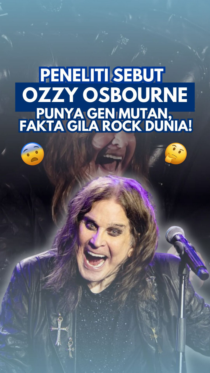 Peneliti Sebut Ozzy Osbourne Punya Gen Mutan, Fakta Gila Rock Dunia!