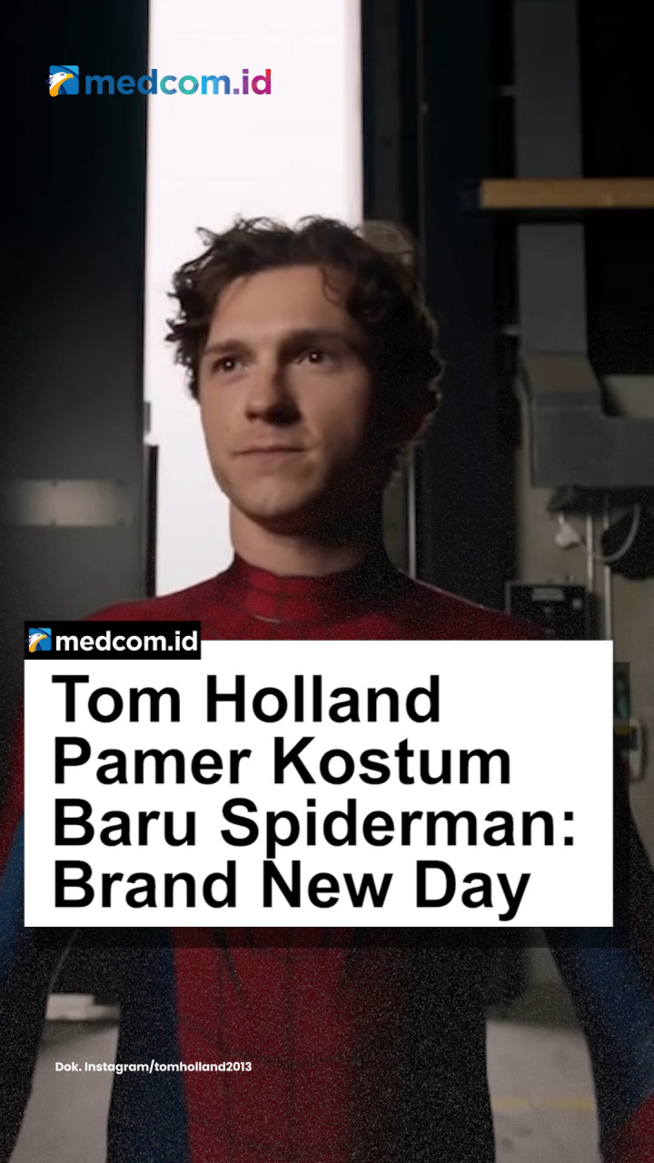 Tom Holland Pamer Kostum Baru Spiderman Brand New Day