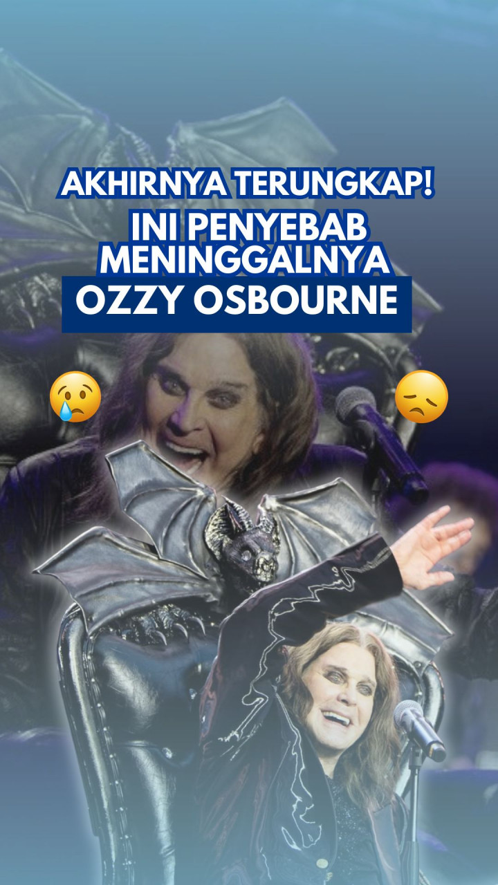 Akhirnya Terungkap! Ini Penyebab Meninggalnya Ozzy Osbourne