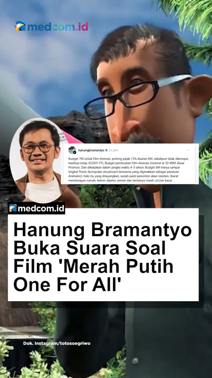 Hanung Bramantyo Buka Suara Soal Film Animasi 'Merah Putih One For All'