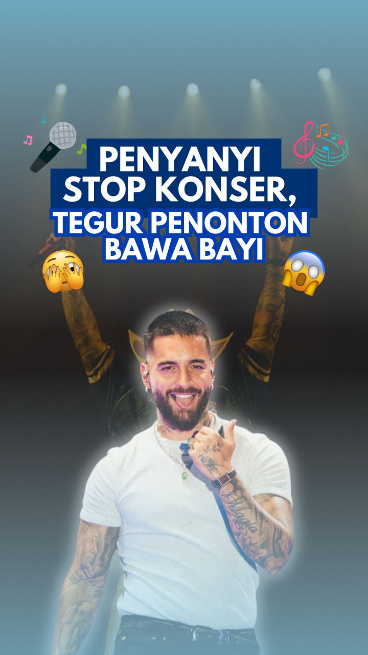 Penyanyi Stop Konser, Tegur Penonton Bawa Bayi