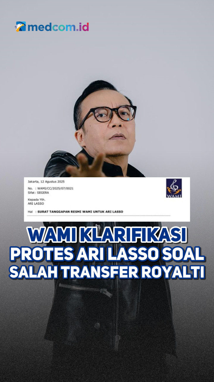 WAMI Klarifikasi Protes Ari Lasso Soal Salah Transfer Royalti