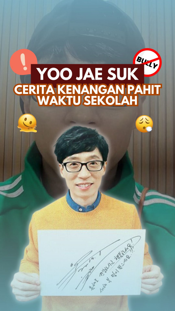 Yoo Jae Suk Cerita Kenangan Pahit Waktu Sekolah