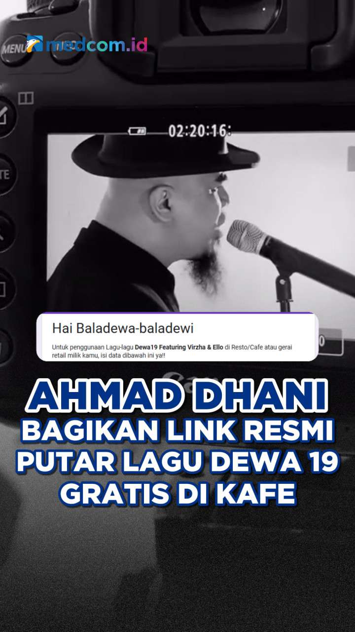 Ahmad Dhani Bagikan Link Resmi Putar Lagu Dewa 19 Gratis di Kafe