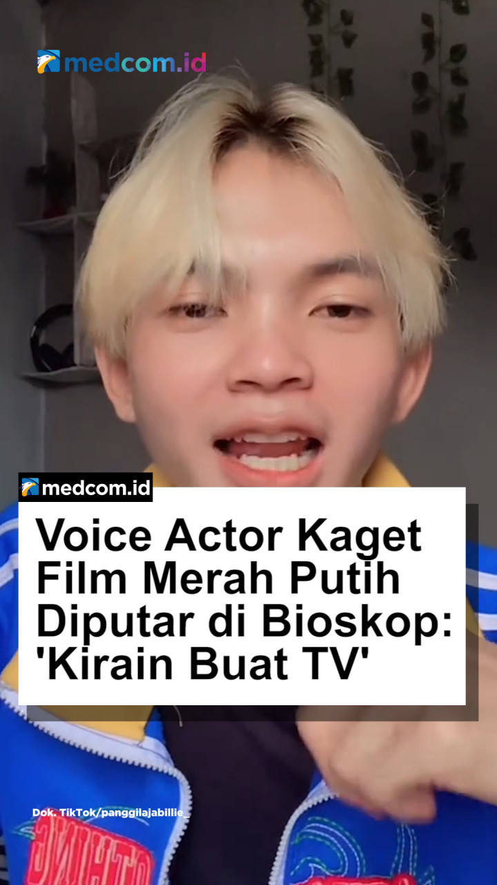 Voice Actor Kaget Film Merah Putih Diputar di Bioskop: 'Kirain Buat TV'
