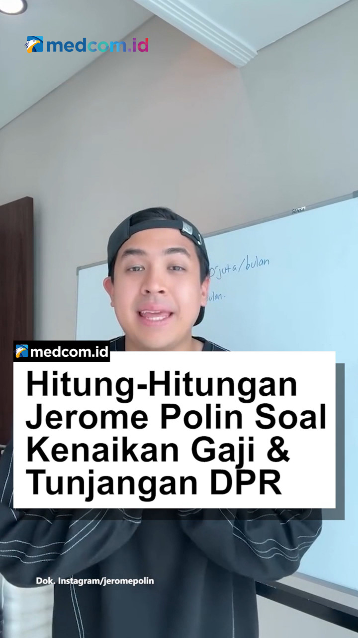 Hitungan Jerome Polin Soal Kenaikan Gaji & Tunjangan DPR