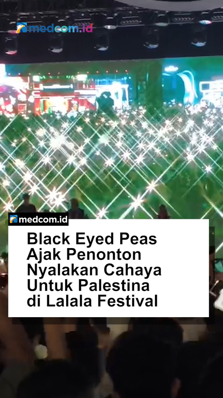 Black Eyed Peas Ajak Penonton Nyalakan Cahaya Untuk Palestina di Lalala Festival