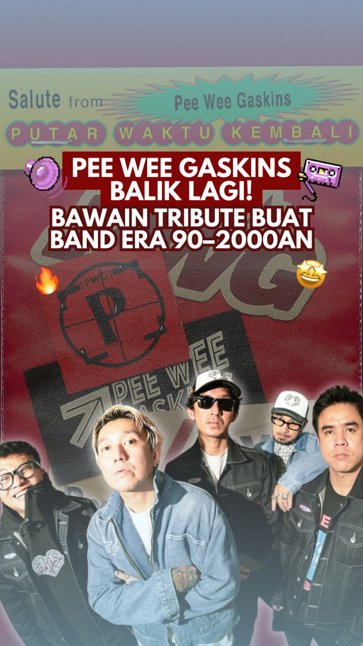 Pee Wee Gaskins Balik Lagi! Bawain Tribute Buat Band Era 90–2000an
