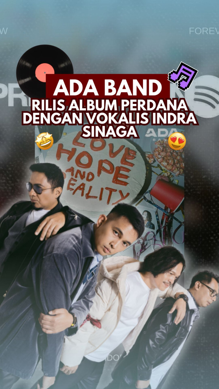 Ada Band Rilis Album Perdana dengan Vokalis Indra Sinaga