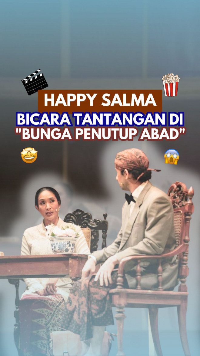 Happy Salma Bicara Tantangan di Bunga Penutup Abad