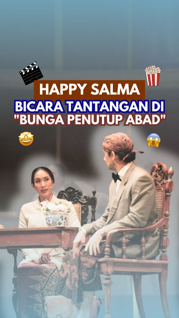 Happy Salma Bicara Tantangan di Bunga Penutup Abad