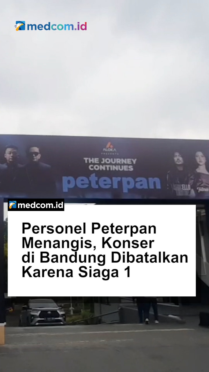 Personel Peterpan Menangis, Konser di Bandung Dibatalkan Karena Siaga 1