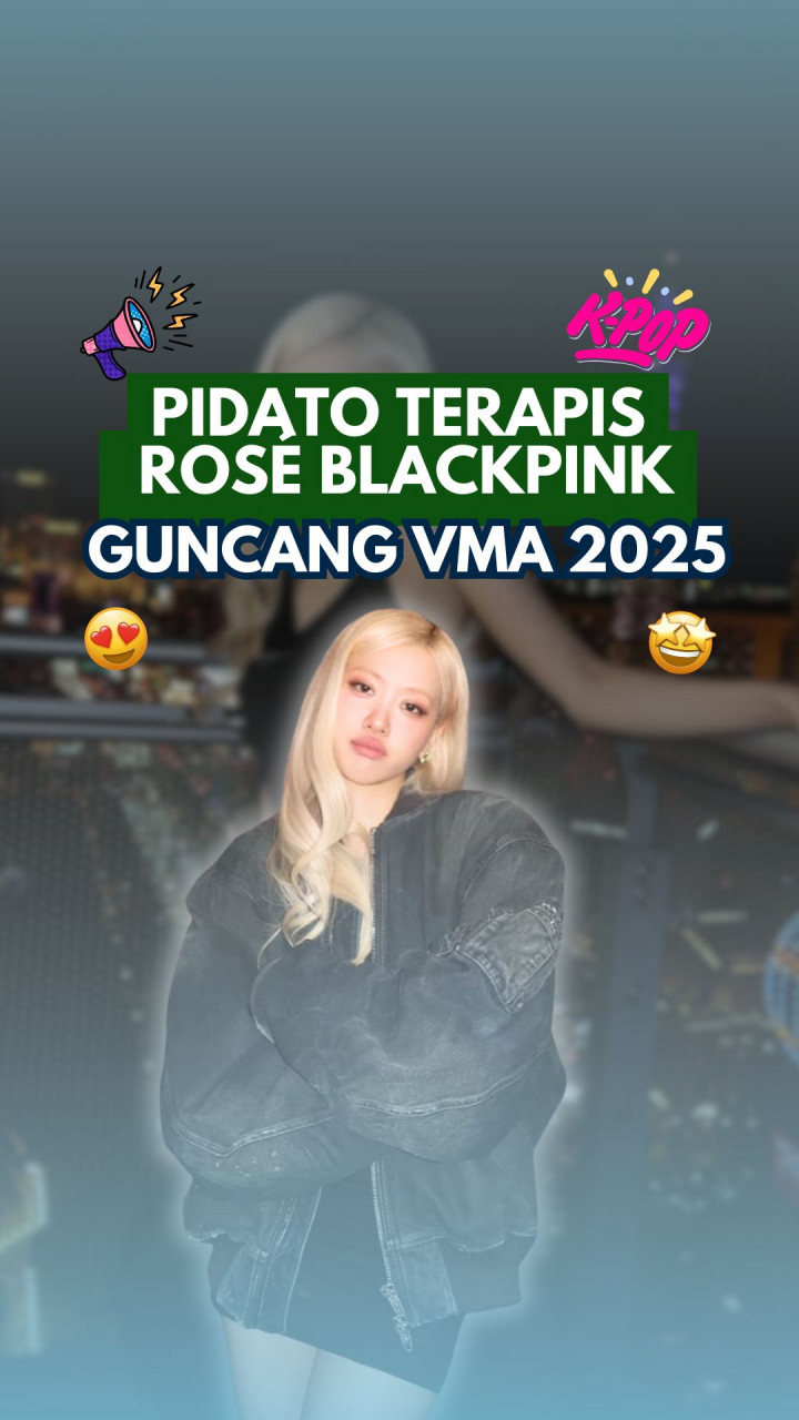 Pidato Terapis Rosé BLACKPINK Guncang VMA 2025