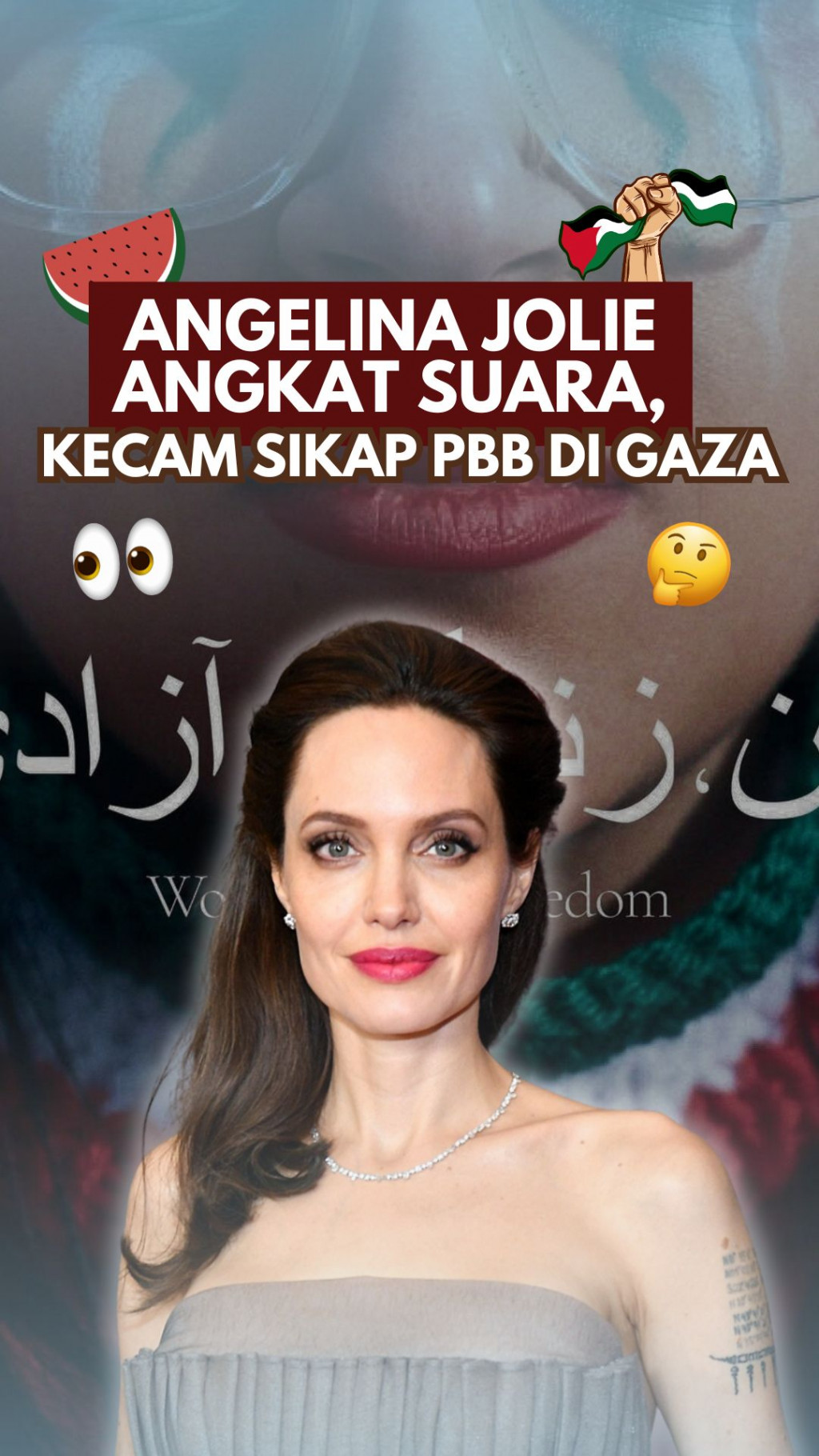 Angelina Jolie Angkat Suara, Kecam Sikap PBB di Gaza