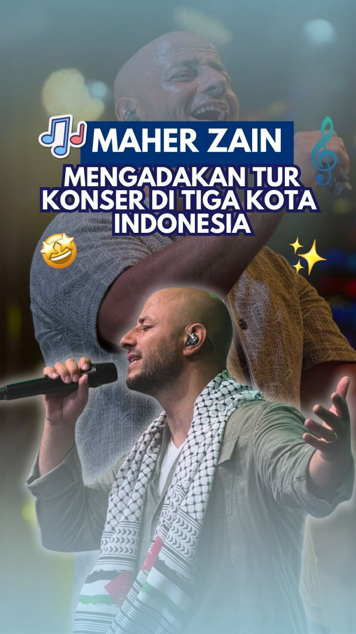 Maher Zain Mengadakan Tur Konser di Tiga Kota di Indonesia