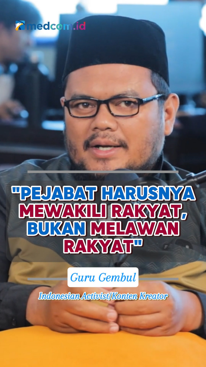 Guru Gembul Sentil Pejabat: Harusnya Mewakili, Bukan Melawan Rakyat