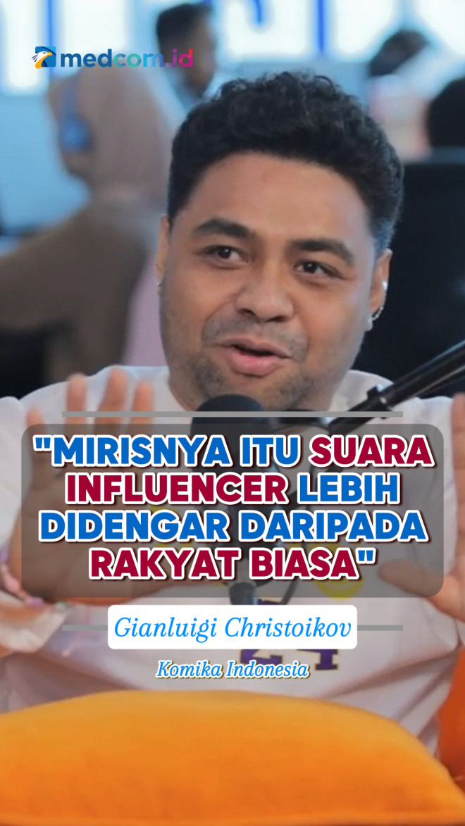 Komika Gianluigi: Suara Influencer Lebih Didengar daripada Rakyat Biasa