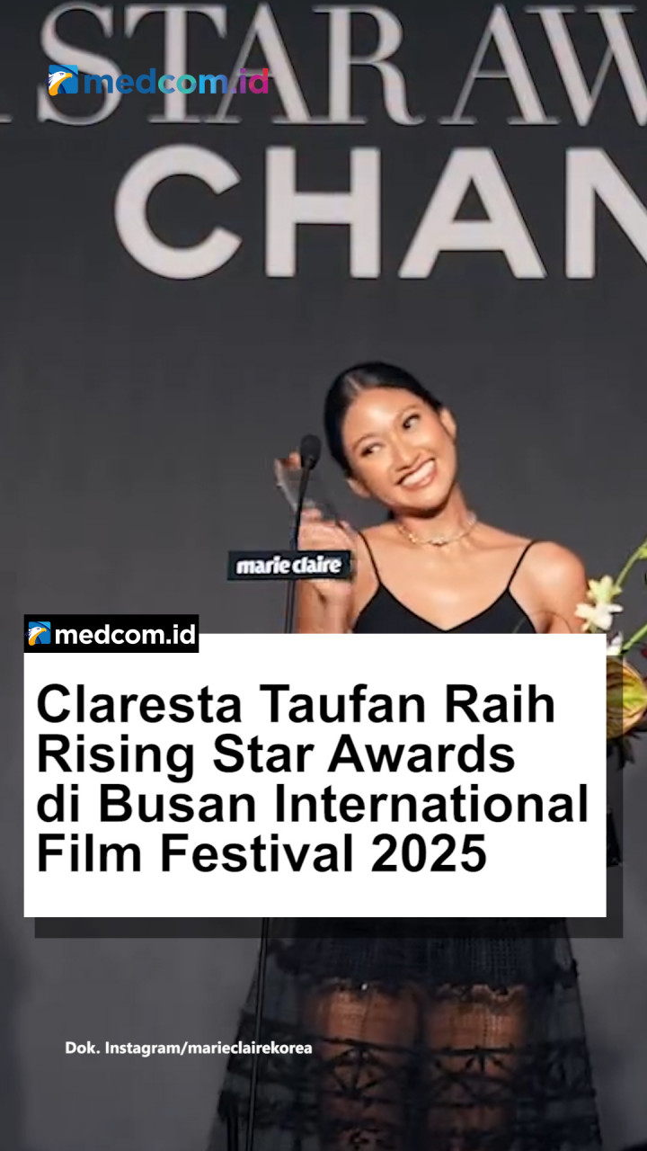 Congrats! Claresta Taufan Raih Rising Star Awards di Busan International Film Festival 2025