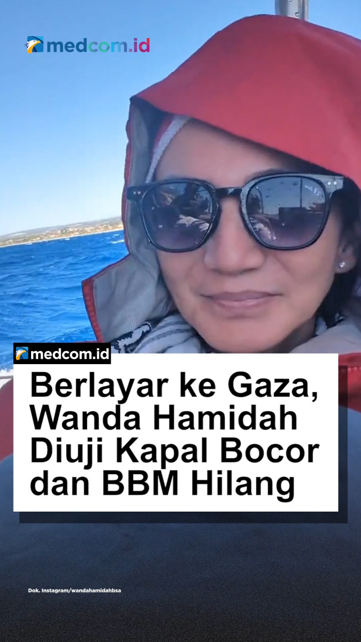 Berlayar Menuju Gaza, Wanda Hamidah Diuji Kapal Bocor dan Krisis BBM