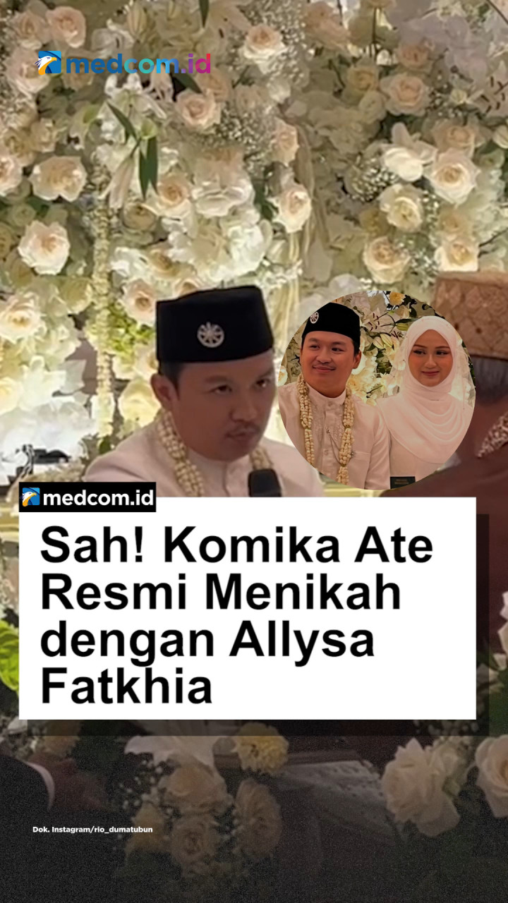 Sah! Komika Ate Resmi Menikah dengan Allysa Fatkhia