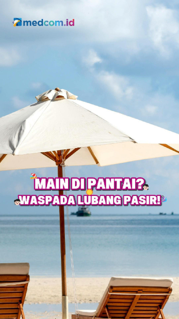 Main di Pantai? Waspada Lubang Pasir!