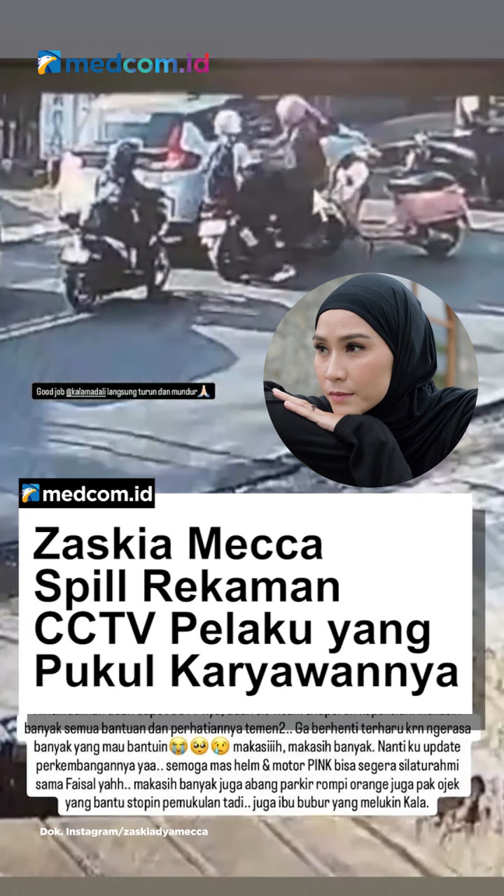 Zaskia Adya Mecca Spill Rekaman CCTV Pelaku yang Pukul Karyawannya