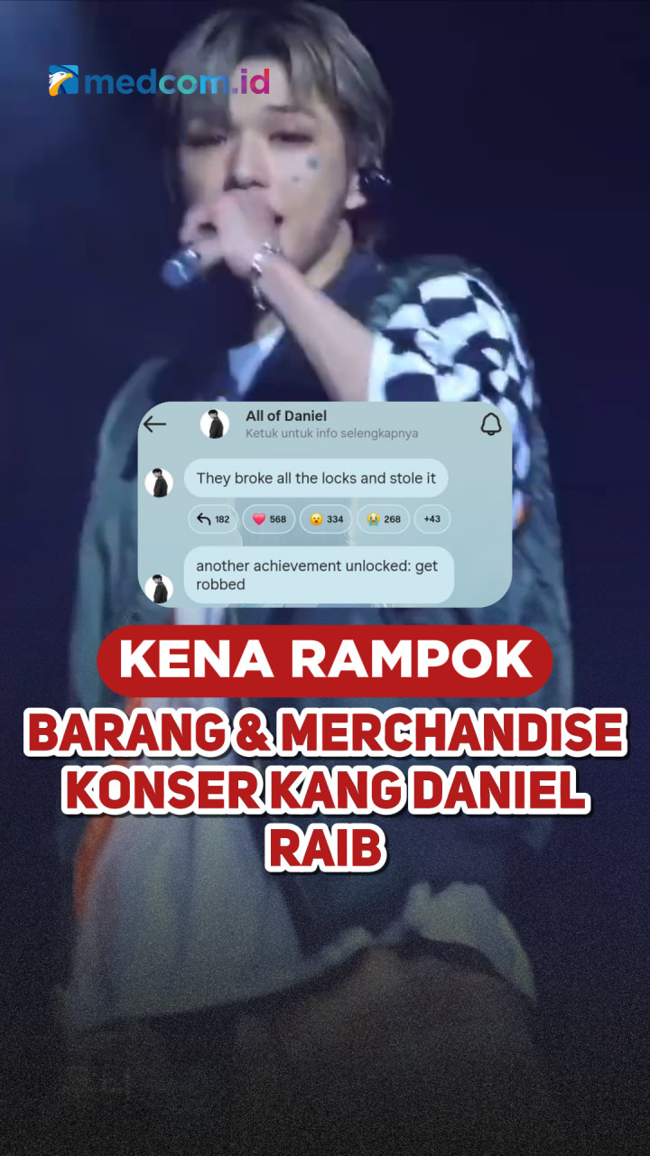 Kena Rampok, Barang dan Merchandise Konser Kang Daniel Raib
