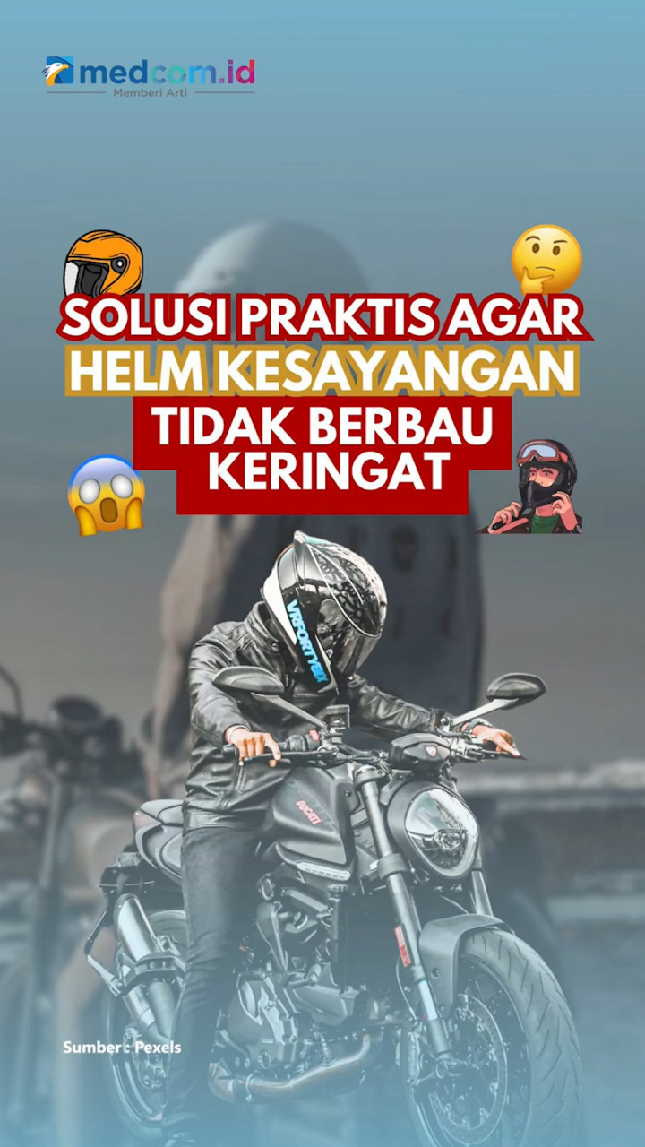 Solusi Praktis Agar Helm Kesayangan Tidak Berbau Keringat