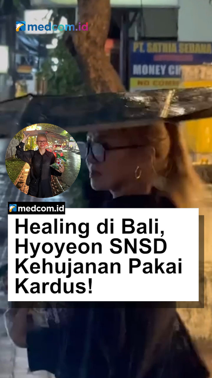 Healing di Bali, Hyoyeon SNSD Kehujanan Pakai Kardus!