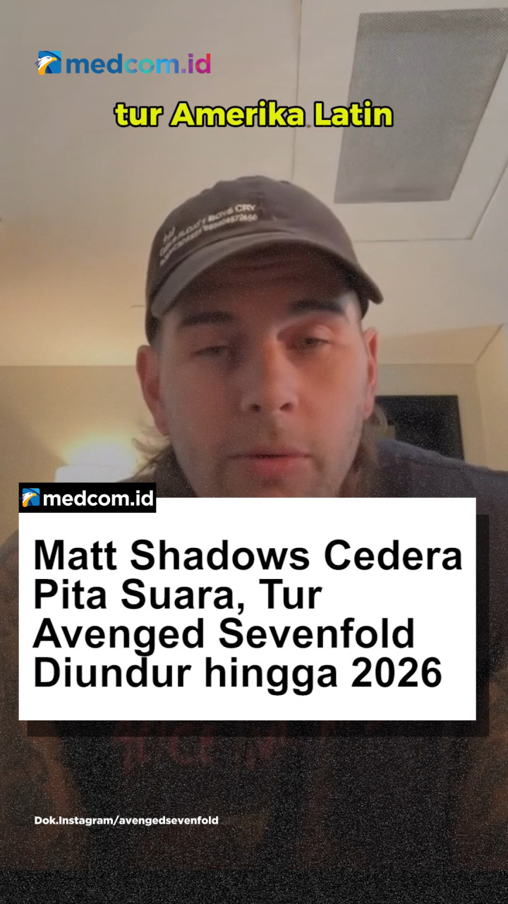Matt Shadows Cedera Pita Suara, Tur Avenged Sevenfold Diundur hingga 2026