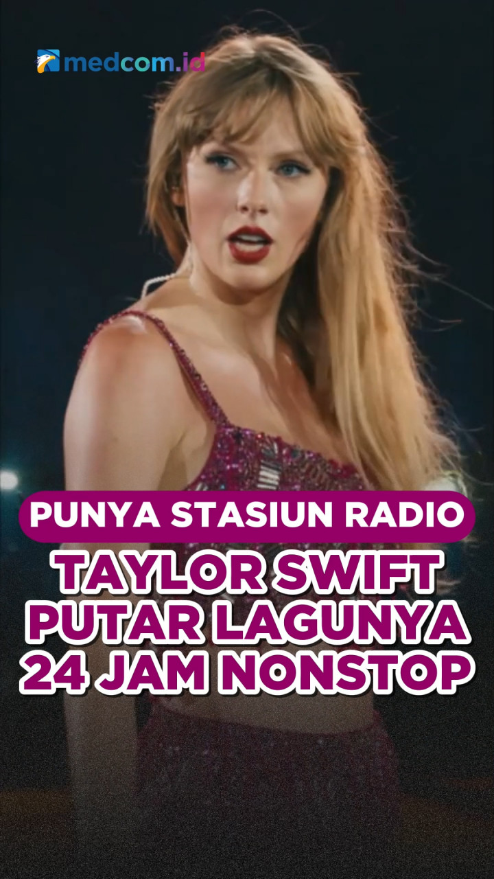 Punya Stasiun Radio, Taylor Swift Putar Lagunya 24 Jam Nonstop