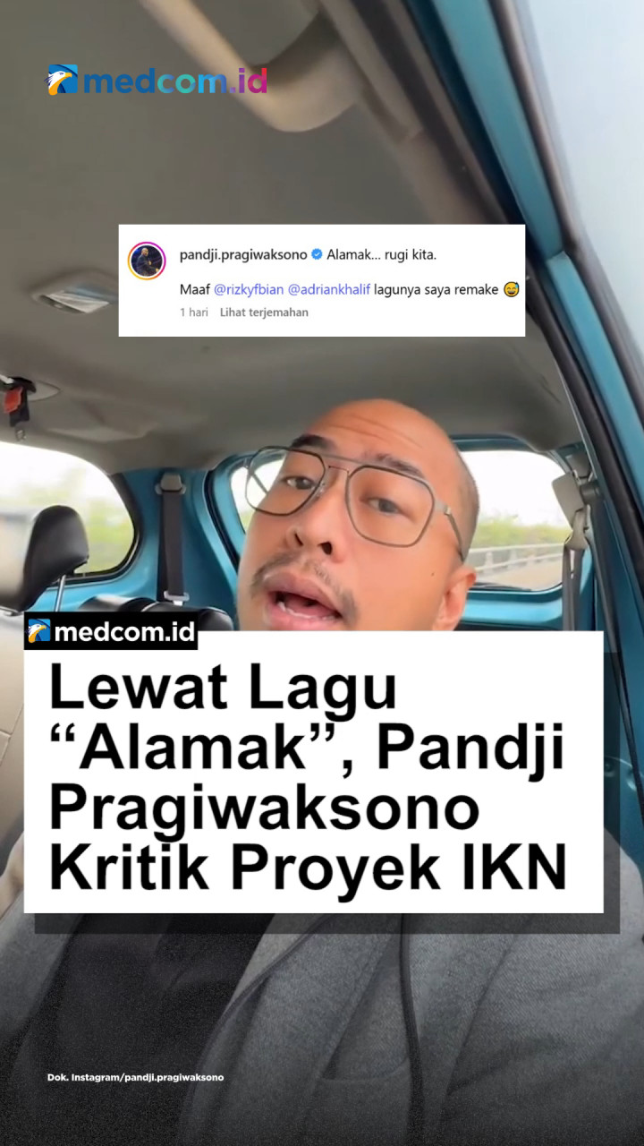 Lewat Lagu “Alamak”, Pandji Pragiwaksono Sindir Proyek IKN