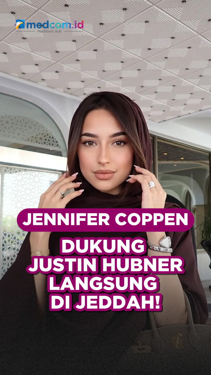 Jennifer Coppen Dukung Justin Hubner Langsung di Jeddah!