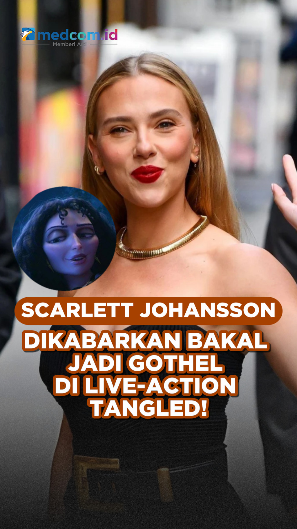 Scarlett Johansson Dikabarkan Bakal jadi Gothel di Live-Action Tangled!