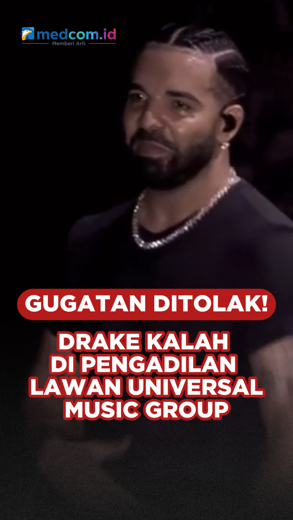 Gugatan Ditolak! Drake kalah di Pengadilan Lawan Universal Music Group