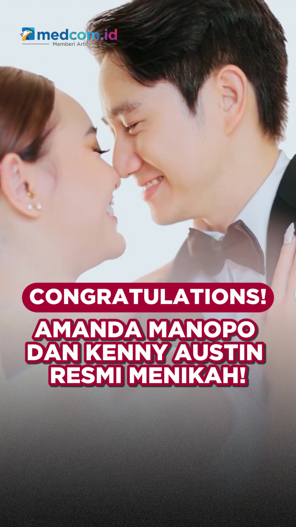 Congratulations! Amanda Manopo dan Kenny Austin Resmi Menikah!