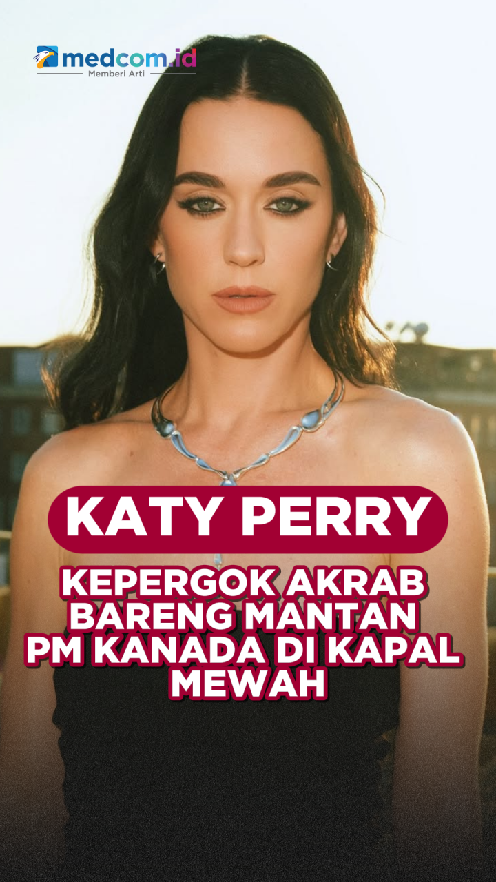 Katy Perry Kepergok Akrab Bareng Mantan PM Kanada di Kapal Mewah